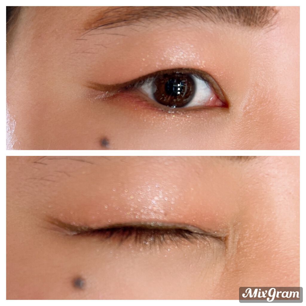 EYE OPENING LINER/UZU BY FLOWFUSHI/リキッドアイライナーを使ったクチコミ（1枚目）