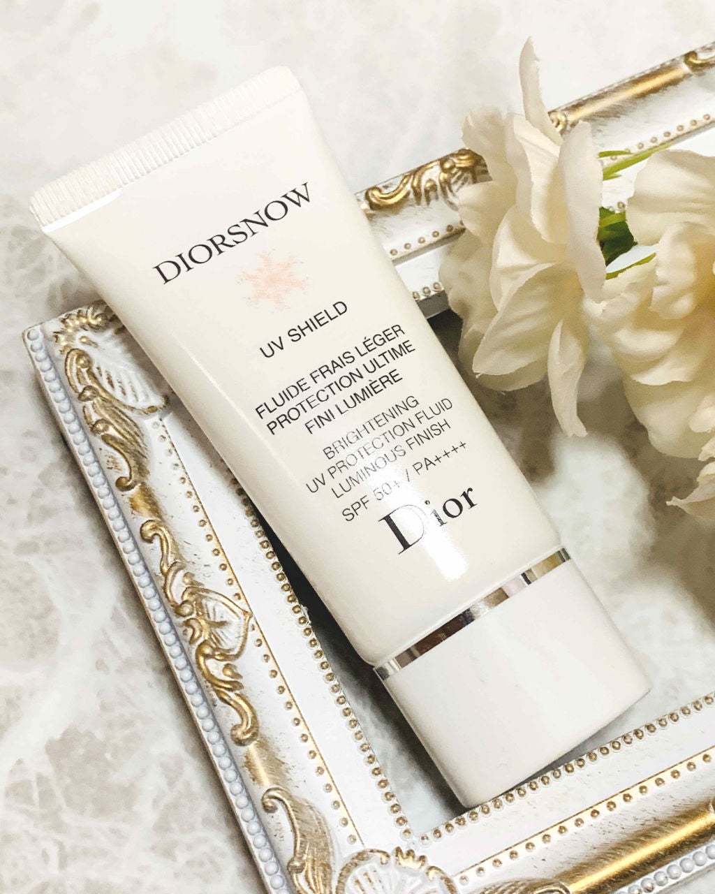 スノー ブライトニング UVプロテクション 50+/Dior/日焼け止め・UVケアを使ったクチコミ(1枚目)