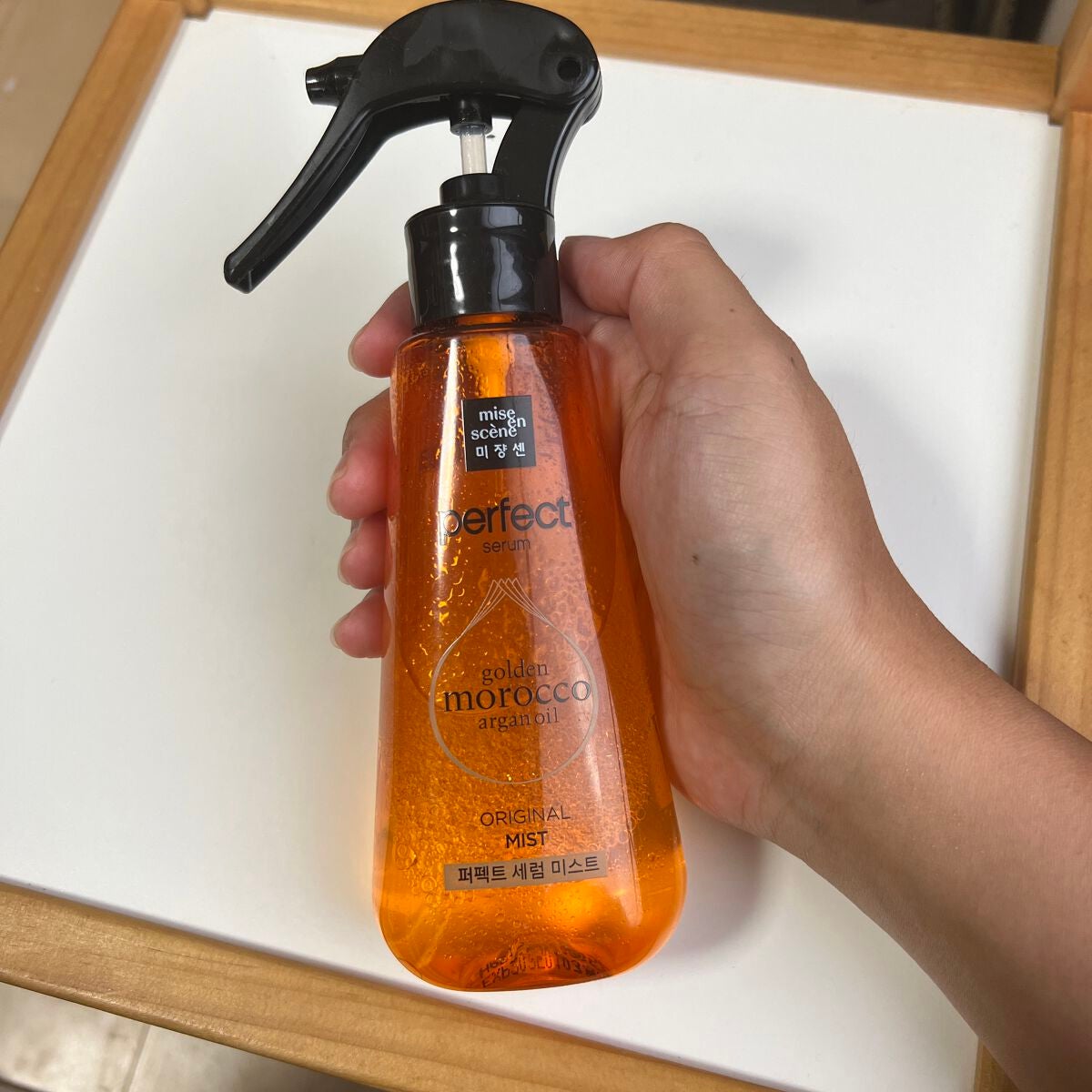ミジャンセン パーフェクトセラム オリジナル ミスト/miseenscene/ヘアオイルを使ったクチコミ(1枚目)