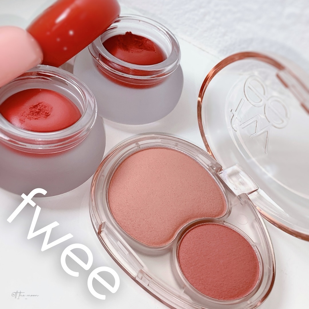 リップアンドチーク ブラーリープリンポット/fwee/口紅を使ったクチコミ（1枚目）