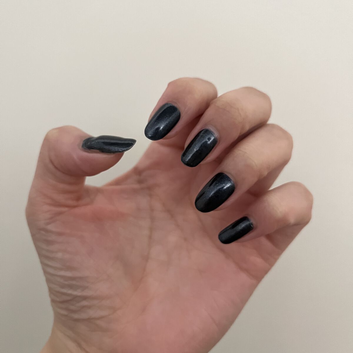 エクセル ネイルポリッシュ N NL25 スターリーナイト/excel/マニキュアを使ったクチコミ（2枚目）