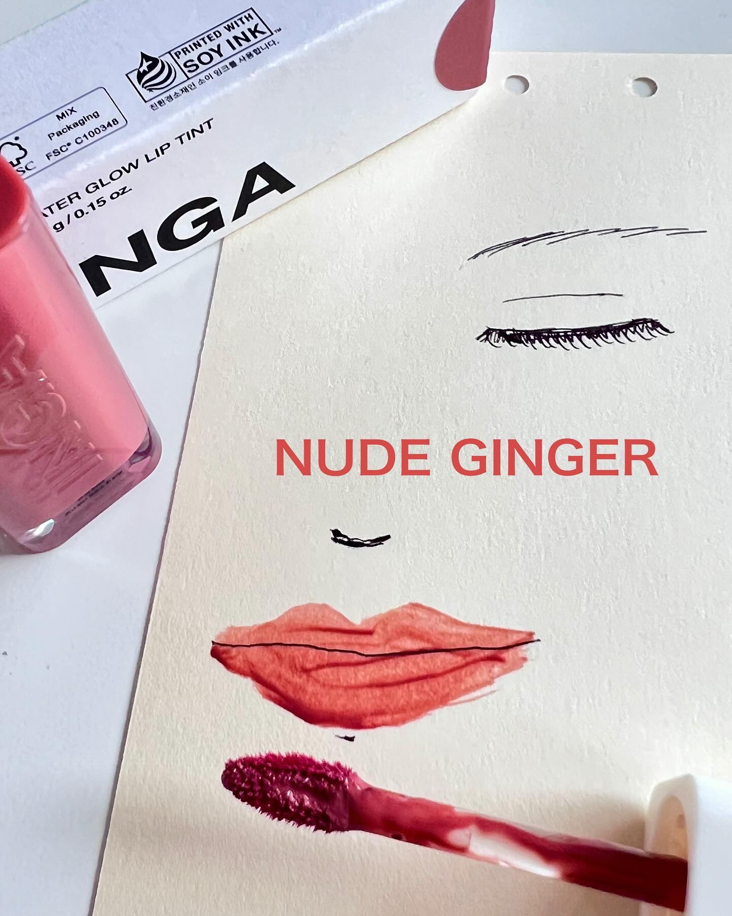 ウォーターグローリップティント/INGA/リップティントを使ったクチコミ（3枚目）