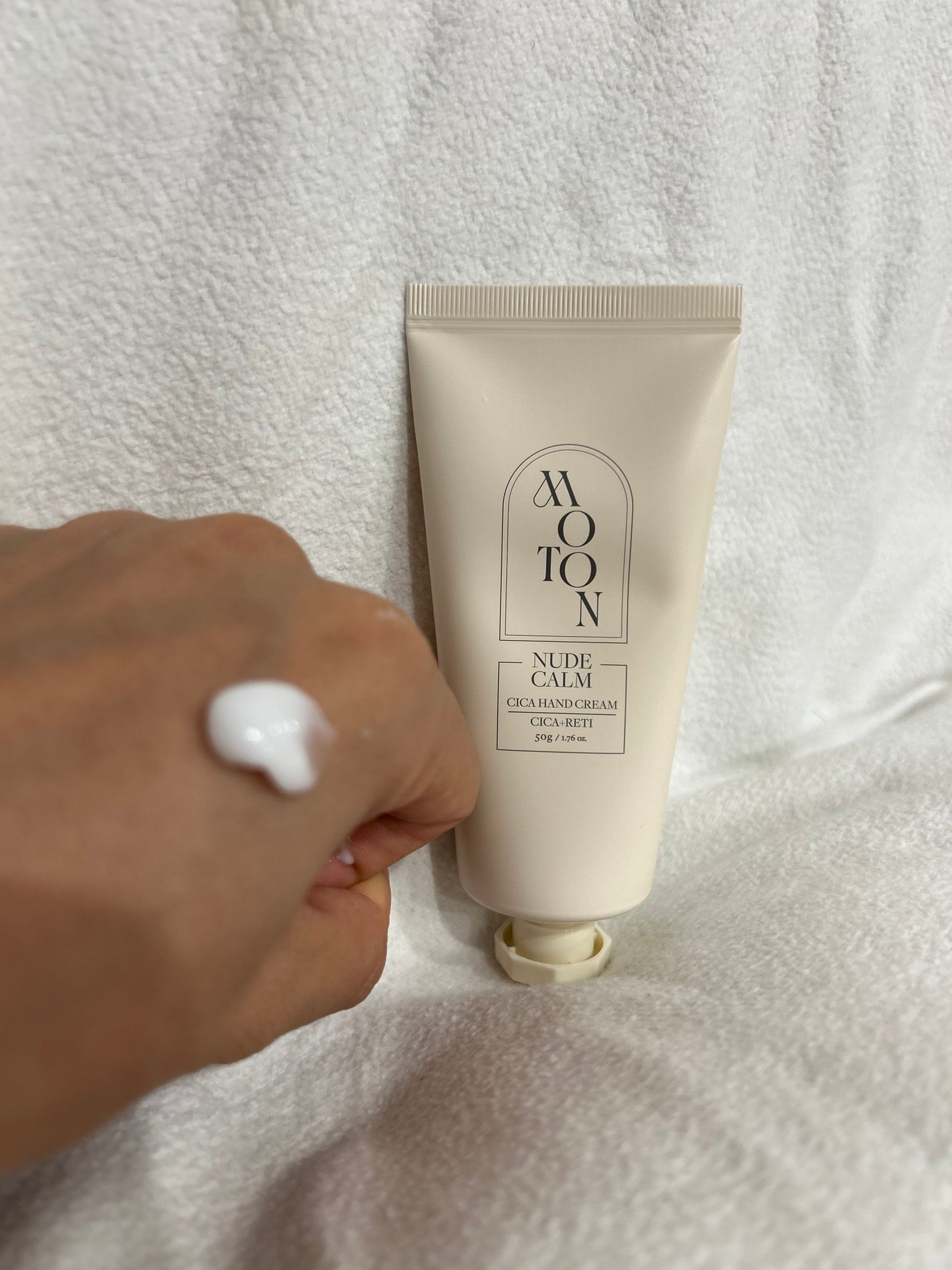 シルクハンドクリーム NUDE CALM/MOTON/ハンドクリームを使ったクチコミ(2枚目)