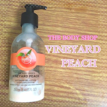 THE BODY SHOP ジェルローション ヴィンヤードピーチのクチコミ「THE BODY SHOP
VINEYARD PEACH
ボディローション
---------.....」（1枚目）