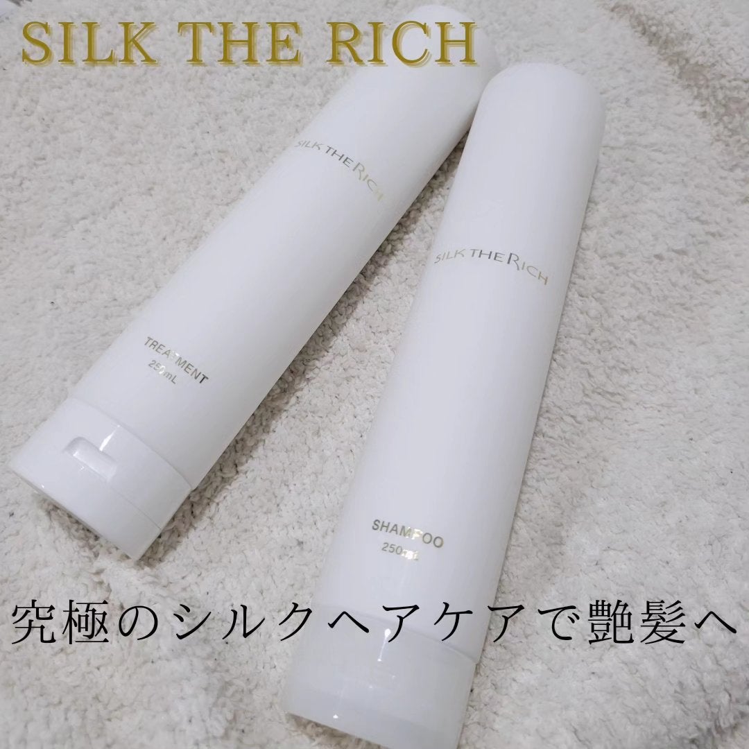 SILK THE RICH モイスト&リペア シャンプー・トリートメント/SILK THE RICH/市販シャンプーを使ったクチコミ(1枚目)