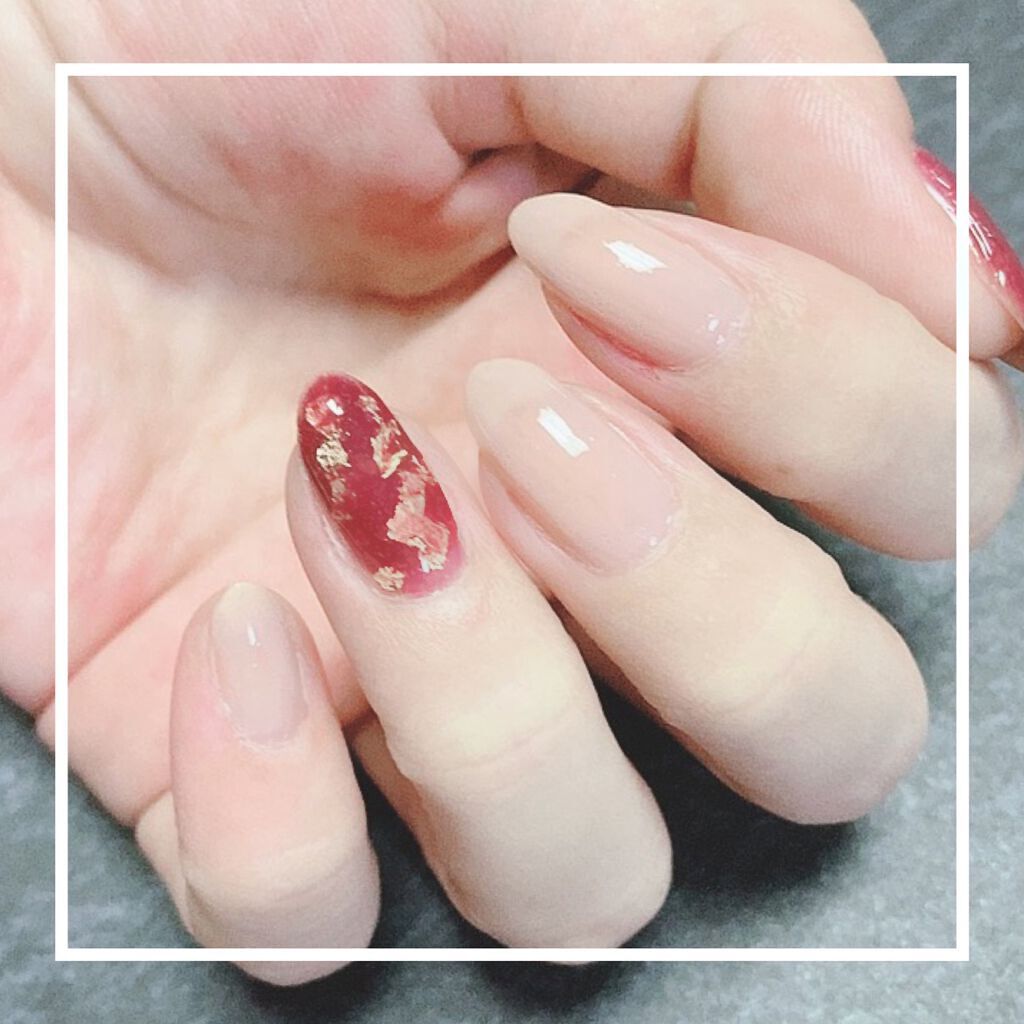 グロッシーコート/スキューズミー/オールインワンネイルを使ったクチコミ(2枚目)
