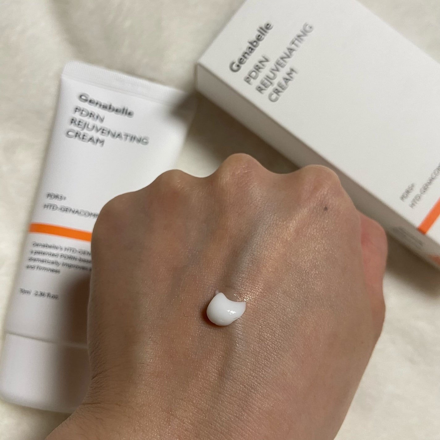 PDRNリジュビネイティングクリーム/Genabelle/フェイスクリームを使ったクチコミ(3枚目)
