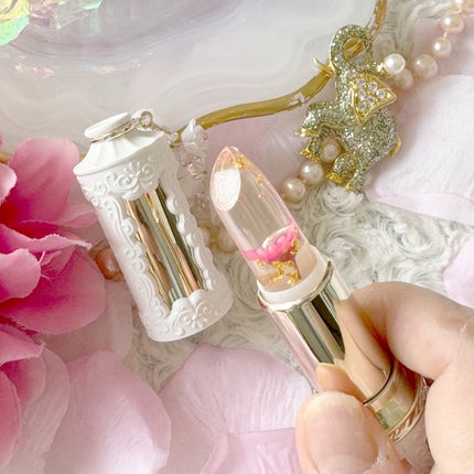 フラワーリップ 日本限定ピンクゴールドモデル/Kailijumei/口紅を使ったクチコミ(4枚目)