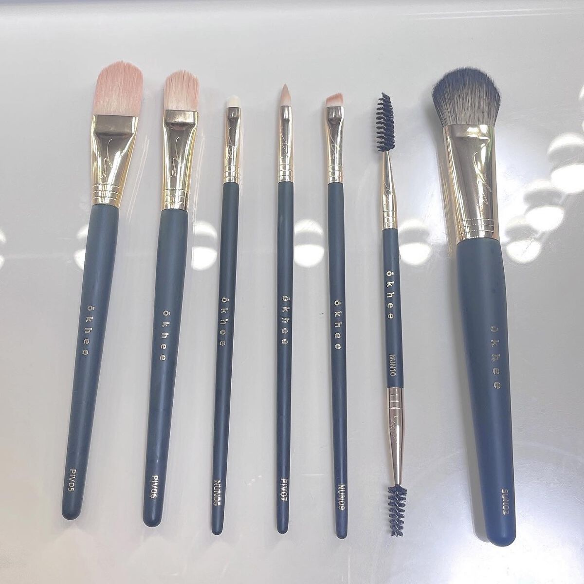 NUN06 アイラインスマージブラシ/okhee/メイクアップキットを使ったクチコミ(1枚目)