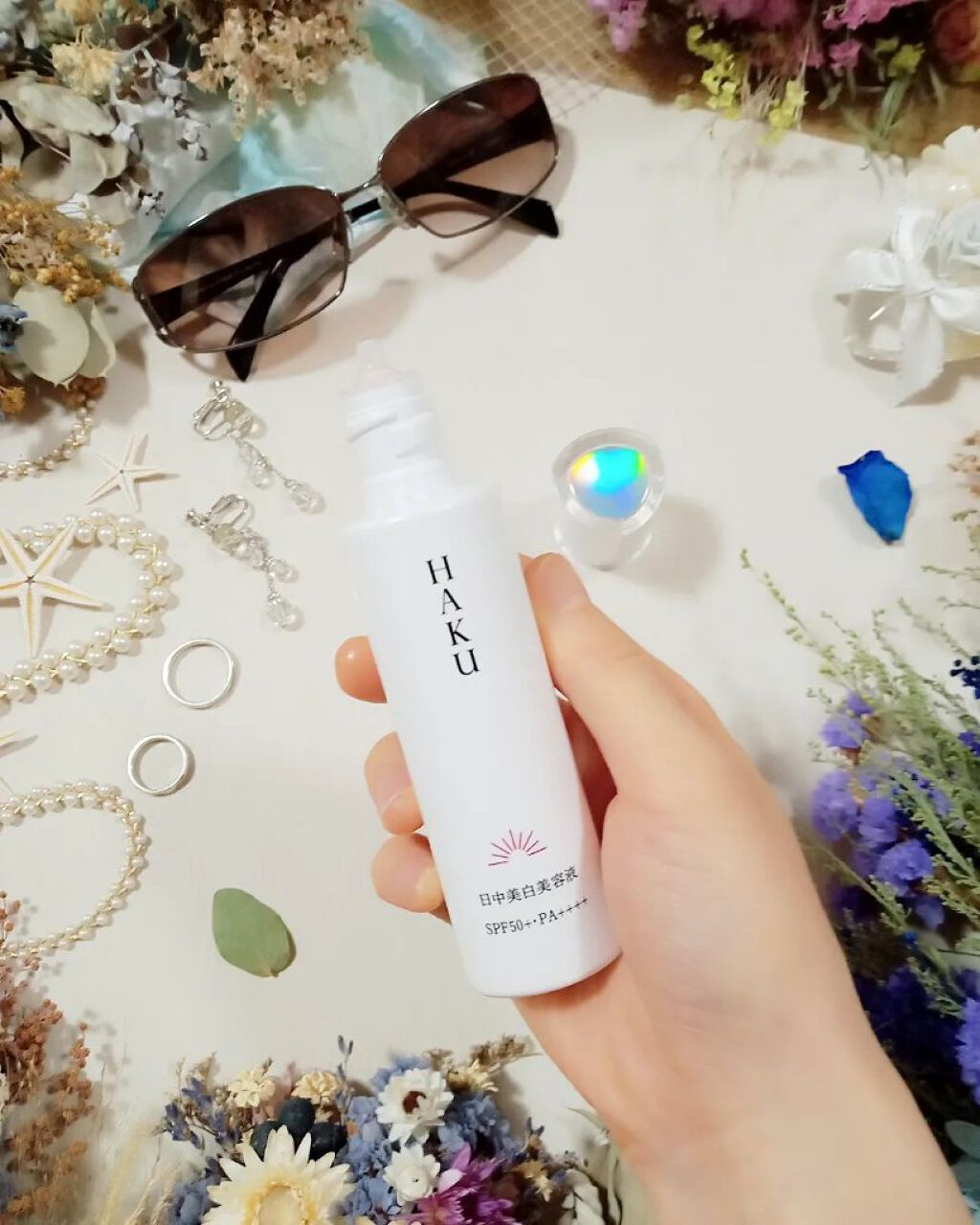薬用　日中美白美容液/HAKU/美容液を使ったクチコミ（2枚目）