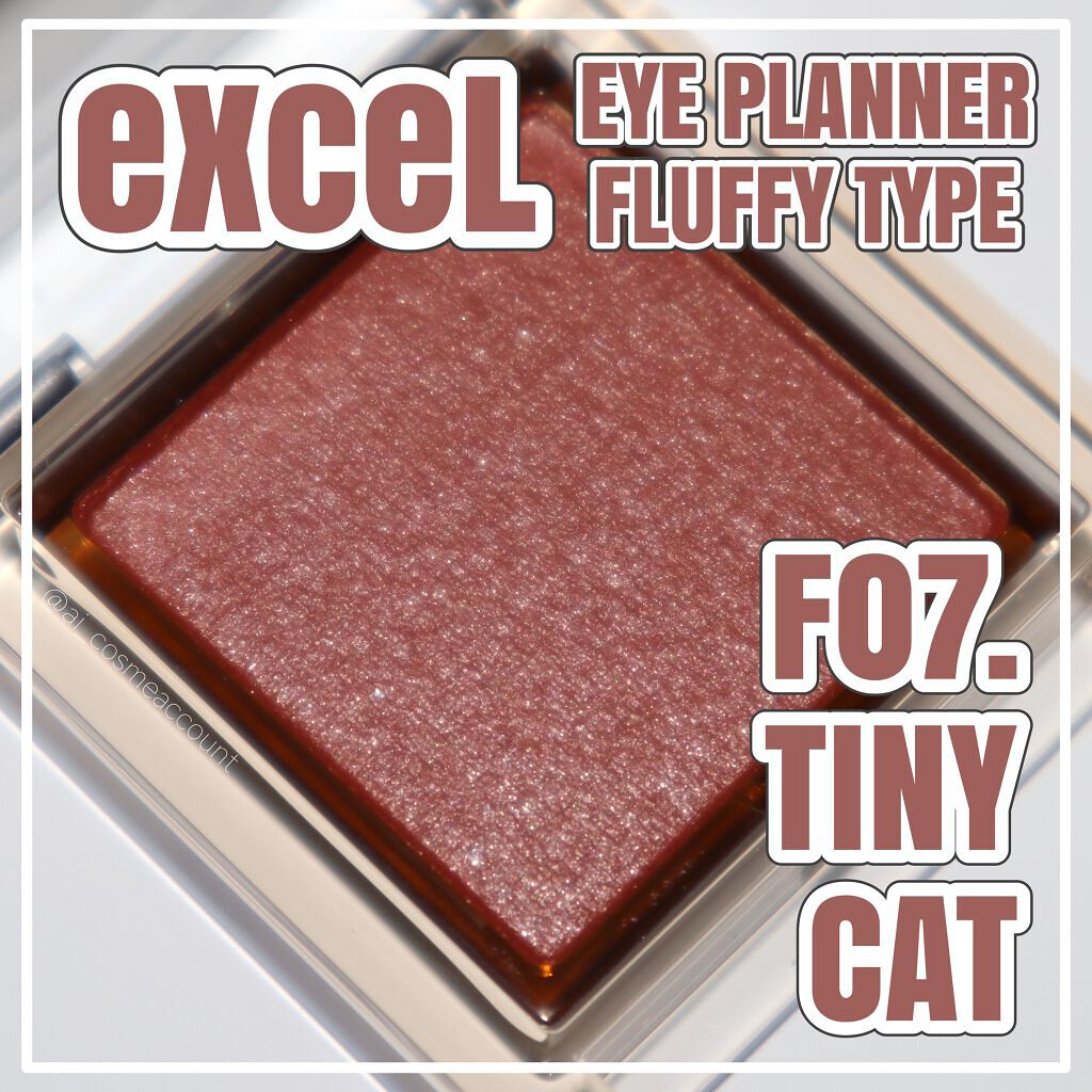 アイプランナー/excel/単色アイシャドウを使ったクチコミ（1枚目）