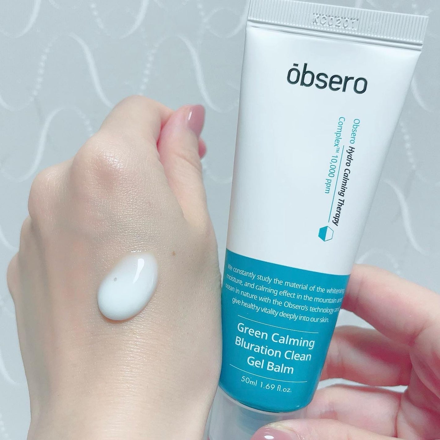 グリーンカーミングブルーレーションクリーンサンジェル/obsero/日焼け止めジェルを使ったクチコミ(2枚目)