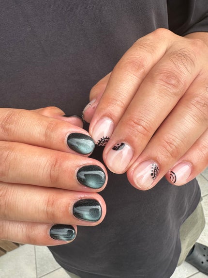 カラージェル/Riccagel/ジェルネイルを使ったクチコミ(1枚目)