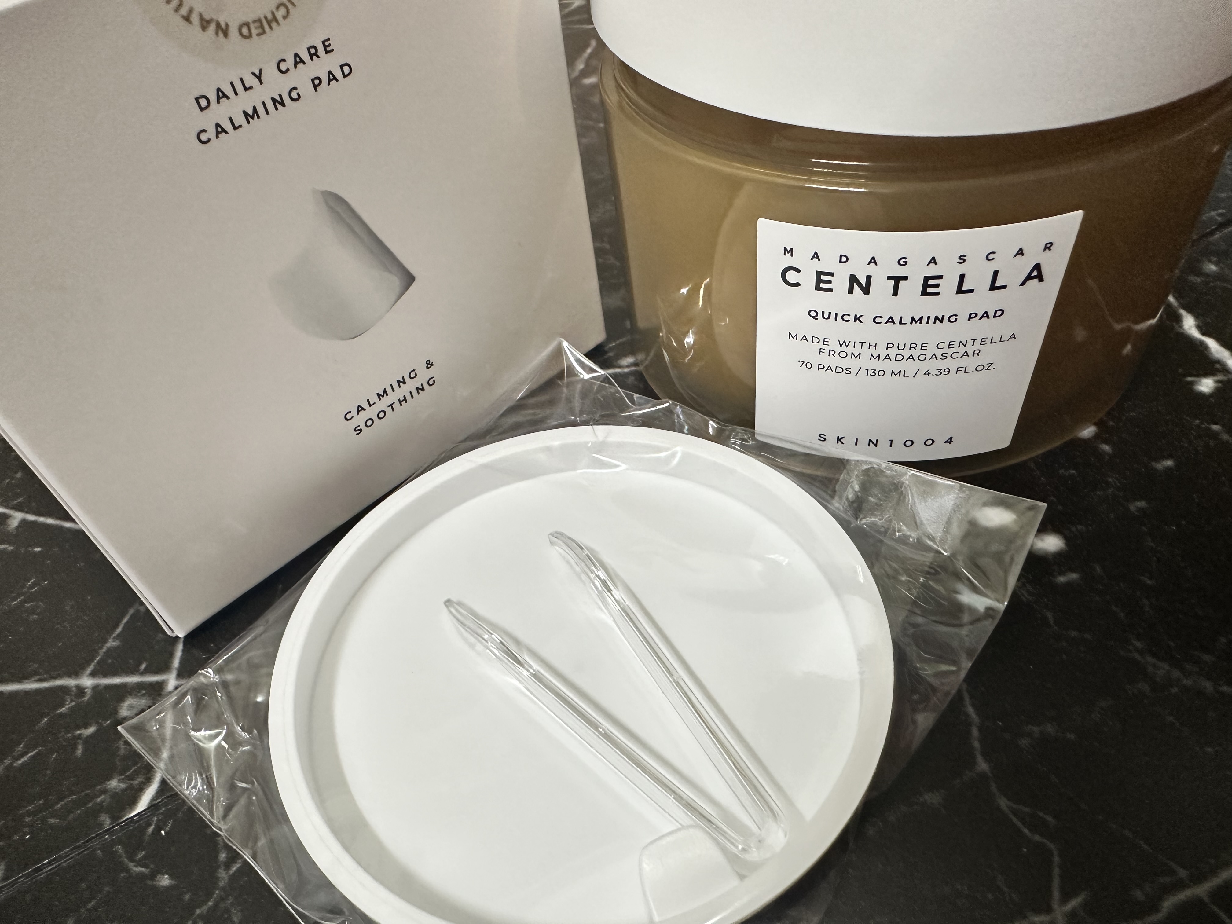 センテラ クイックカーミングパッド/SKIN1004/トナーパッドを使ったクチコミ（1枚目）