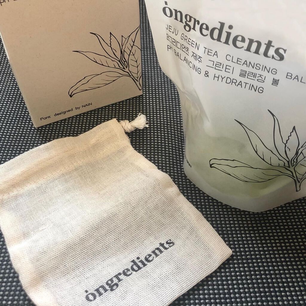 Jeju Green Tea Cleansing Ball/Ongredients/洗顔石鹸を使ったクチコミ（2枚目）