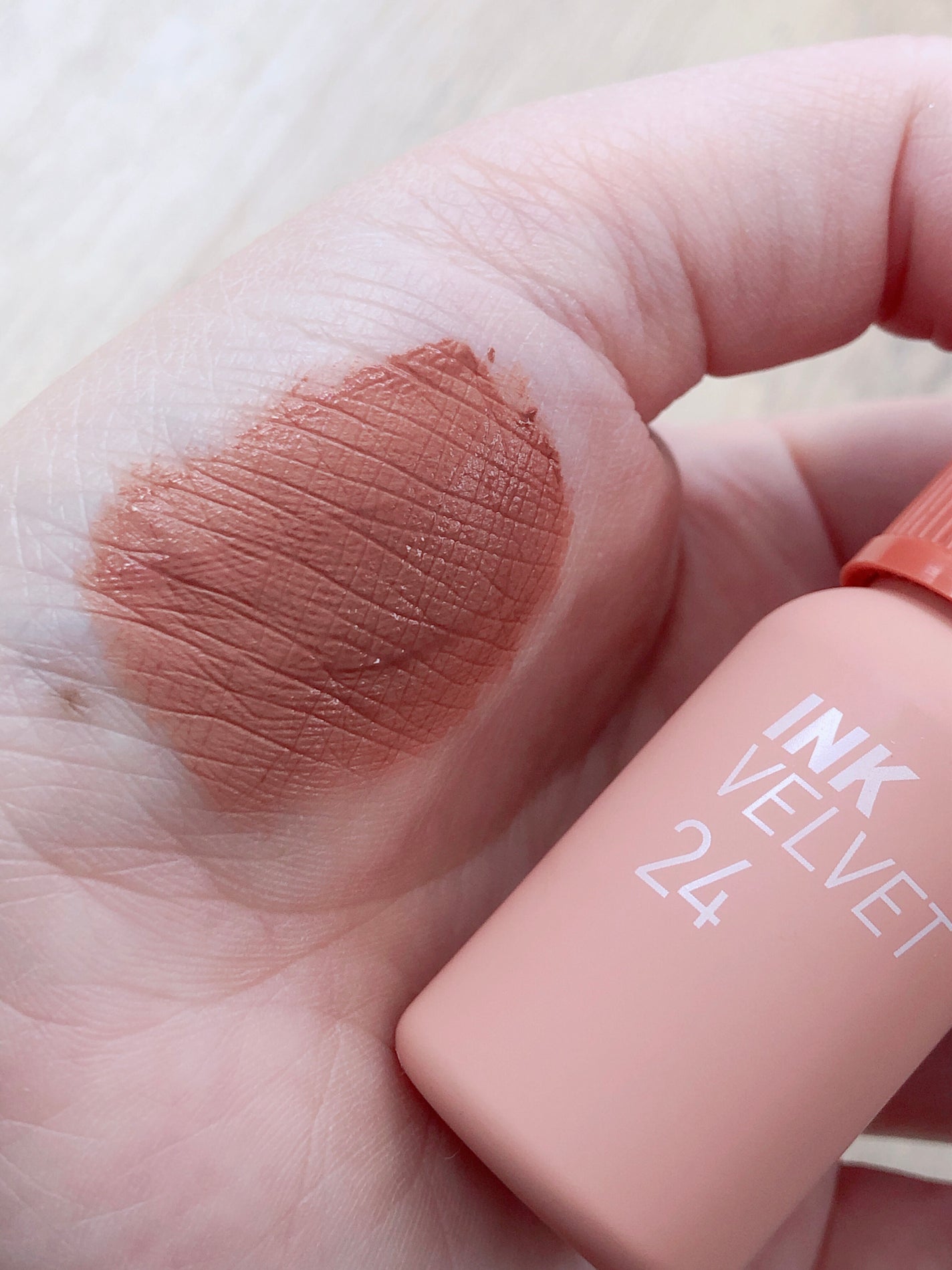 インク ベルベット/PERIPERA/口紅を使ったクチコミ(3枚目)