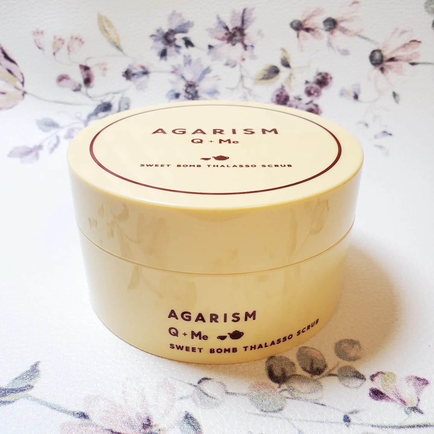 Q+Me スウィートボムタラソスクラブレモンティーの香り/AGARISM/バストケア・ヒップケアを使ったクチコミ（1枚目）