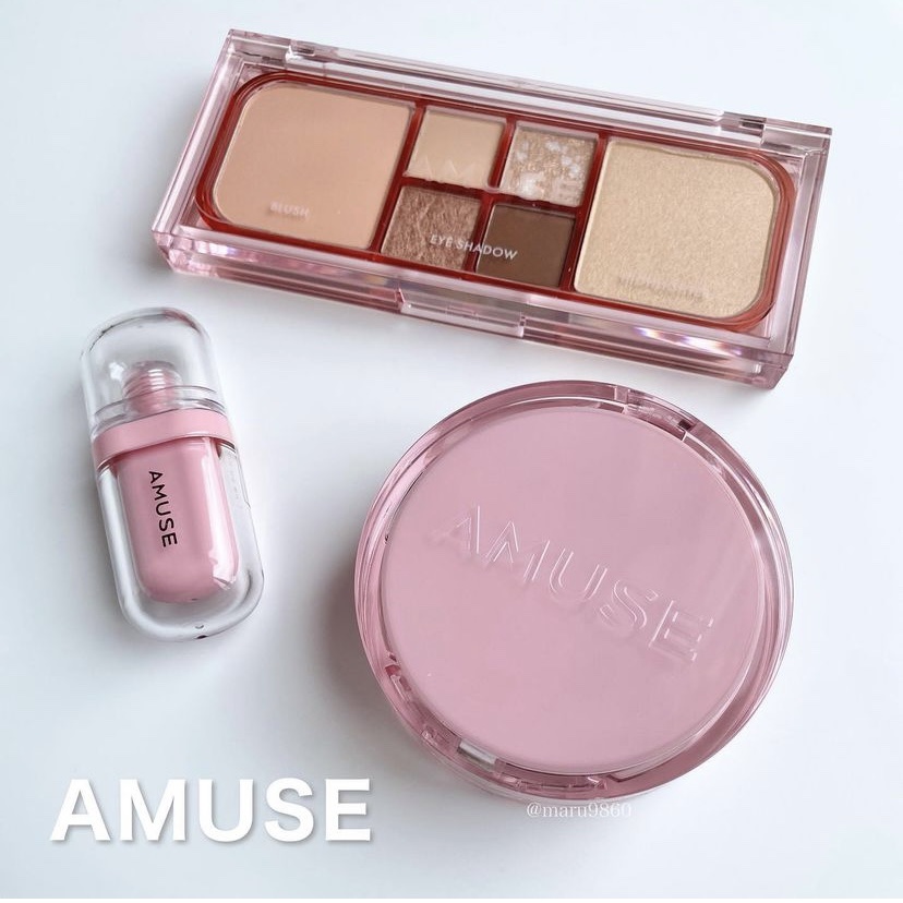 ヴィーガンフェイスオールパレット 01ムーングロウ/AMUSE/アイシャドウパレットを使ったクチコミ（1枚目）