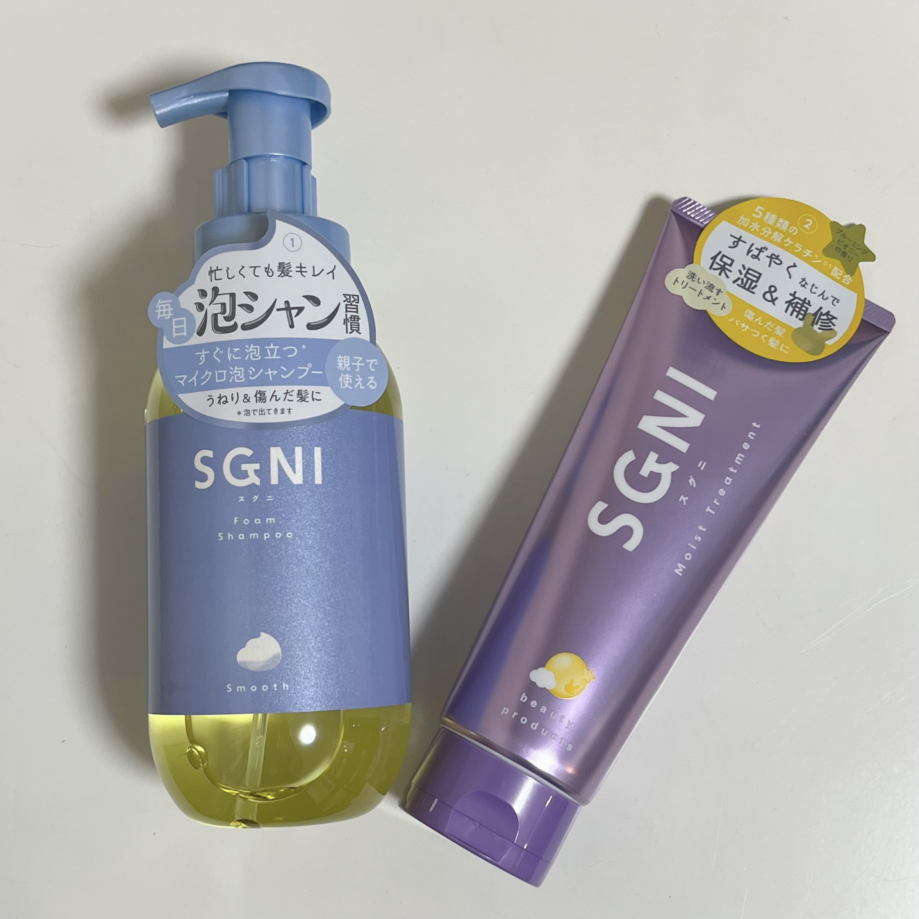 スムース泡シャンプー〈ホワイトティーの香り〉/SGNI/市販シャンプーを使ったクチコミ（1枚目）