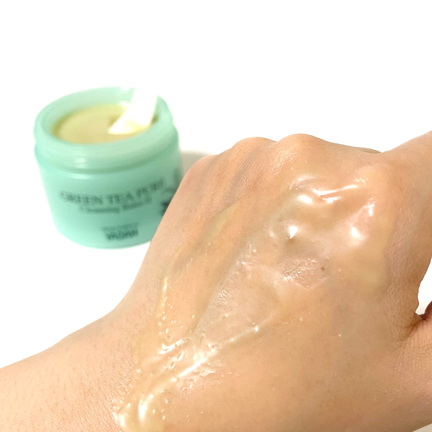 グリーンティーピュアクレンジングバームⅡ/YADAH/クレンジングバームを使ったクチコミ(4枚目)