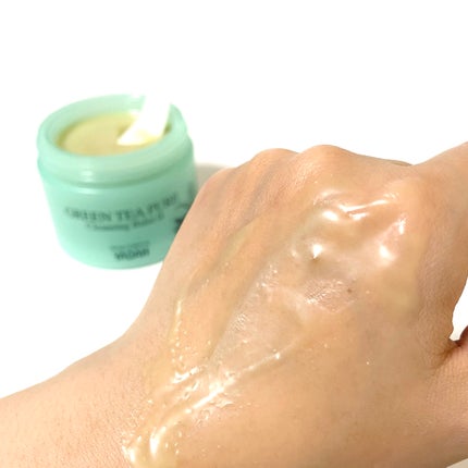 グリーンティーピュアクレンジングバームⅡ/YADAH/クレンジングバームを使ったクチコミ(4枚目)