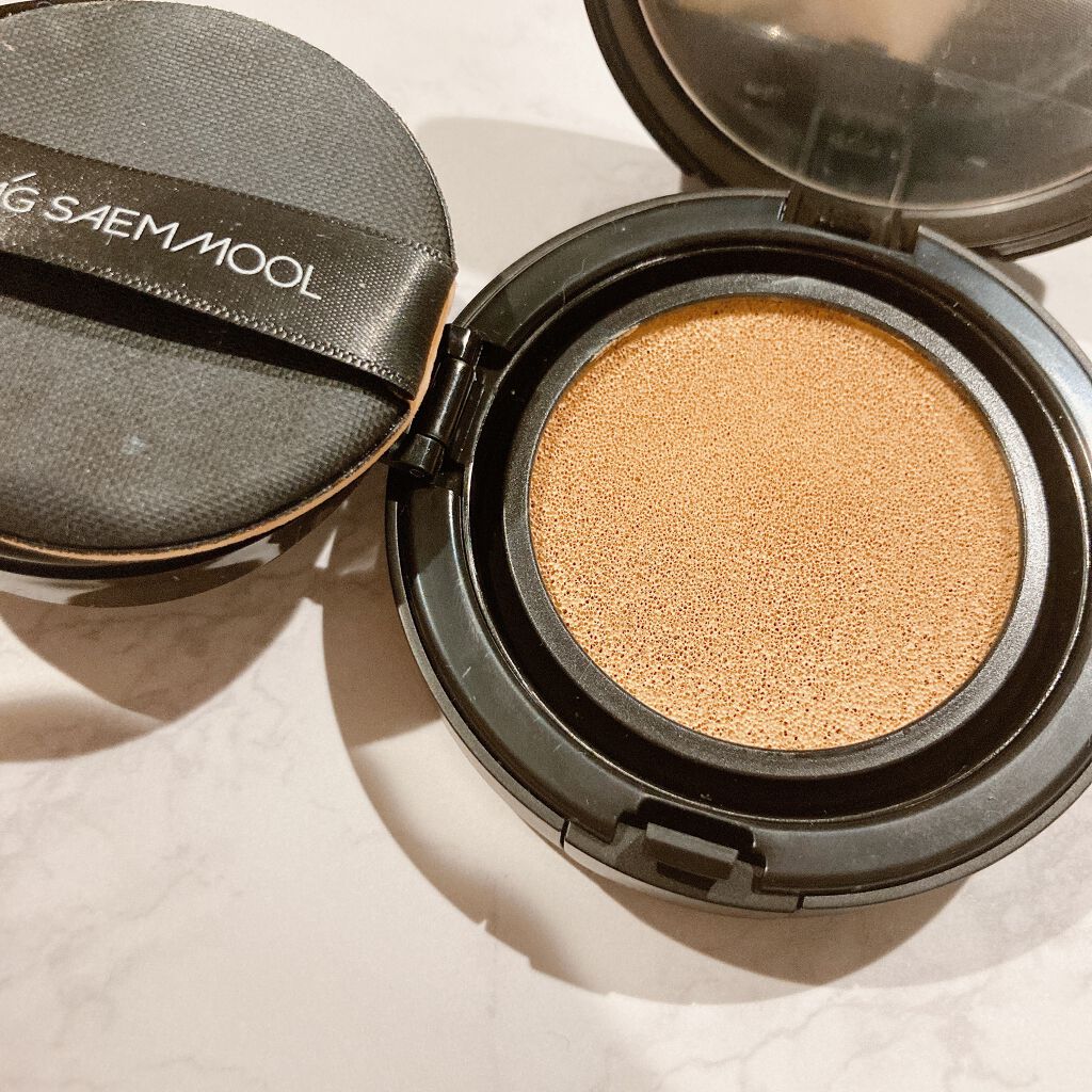 ジョンセンムル スキンヌーダーロングウェアクッション/JUNG SAEM MOOL/クッションファンデーションを使ったクチコミ(2枚目)