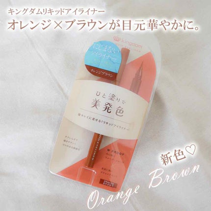 リキッドアイライナーWP /キングダム/リキッドアイライナーを使ったクチコミ(2枚目)