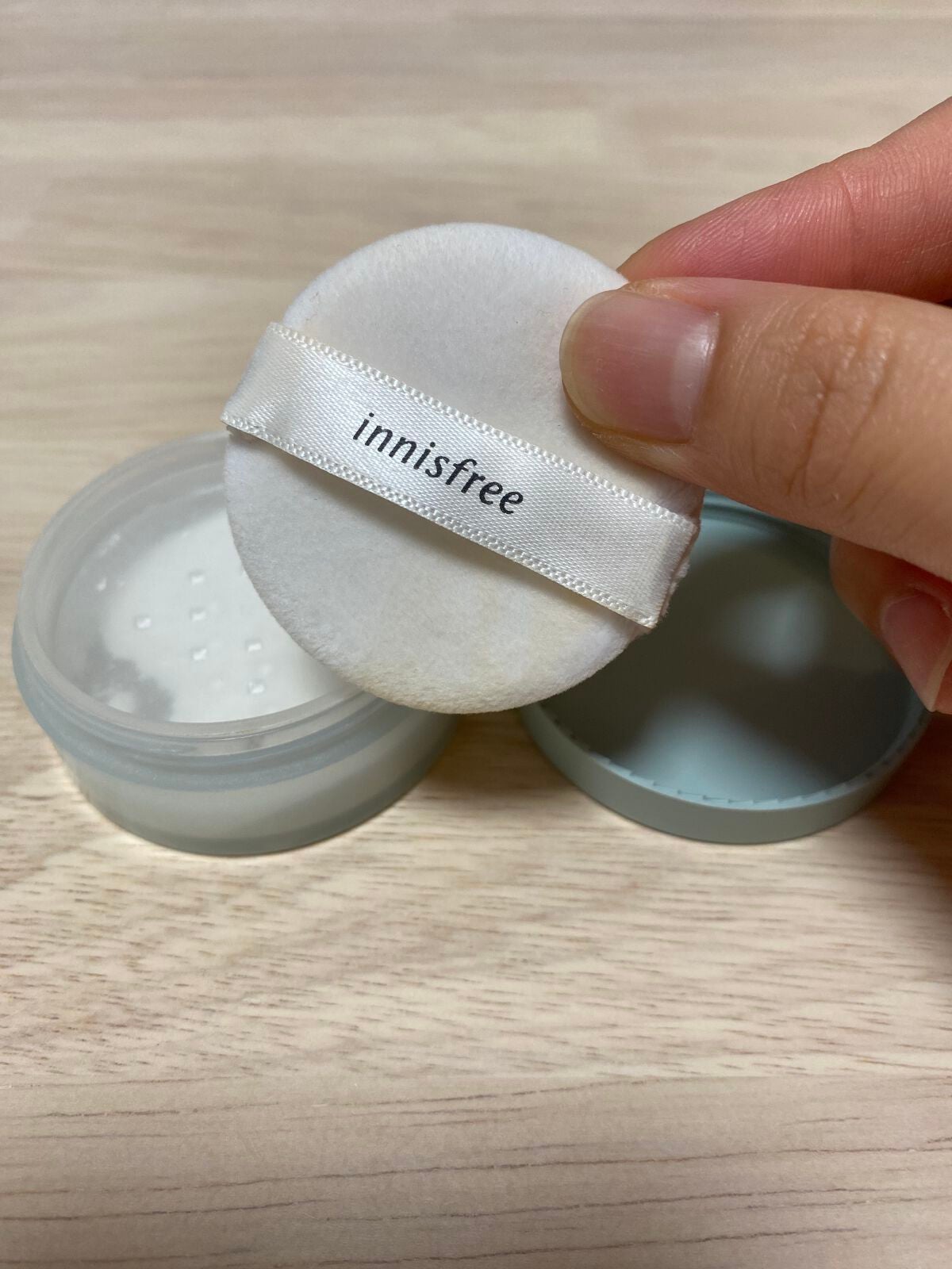 ノーセバム ミネラルパウダー N/innisfree/ルースパウダーを使ったクチコミ(2枚目)