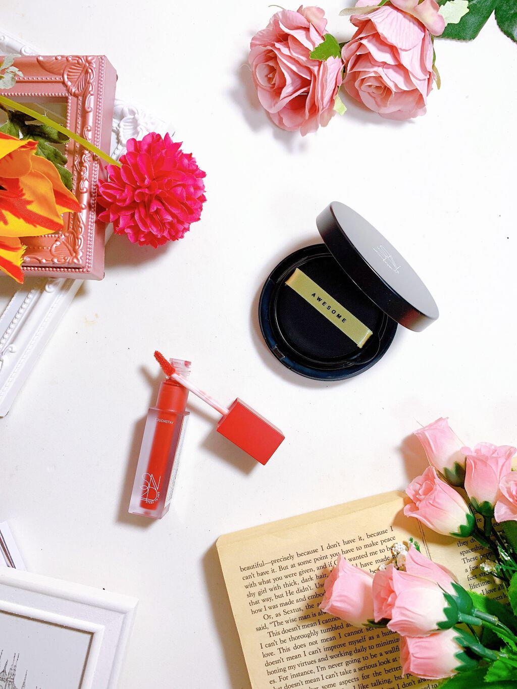 タッチクッション AWESOME/S2ND/クッションファンデーションを使ったクチコミ（2枚目）