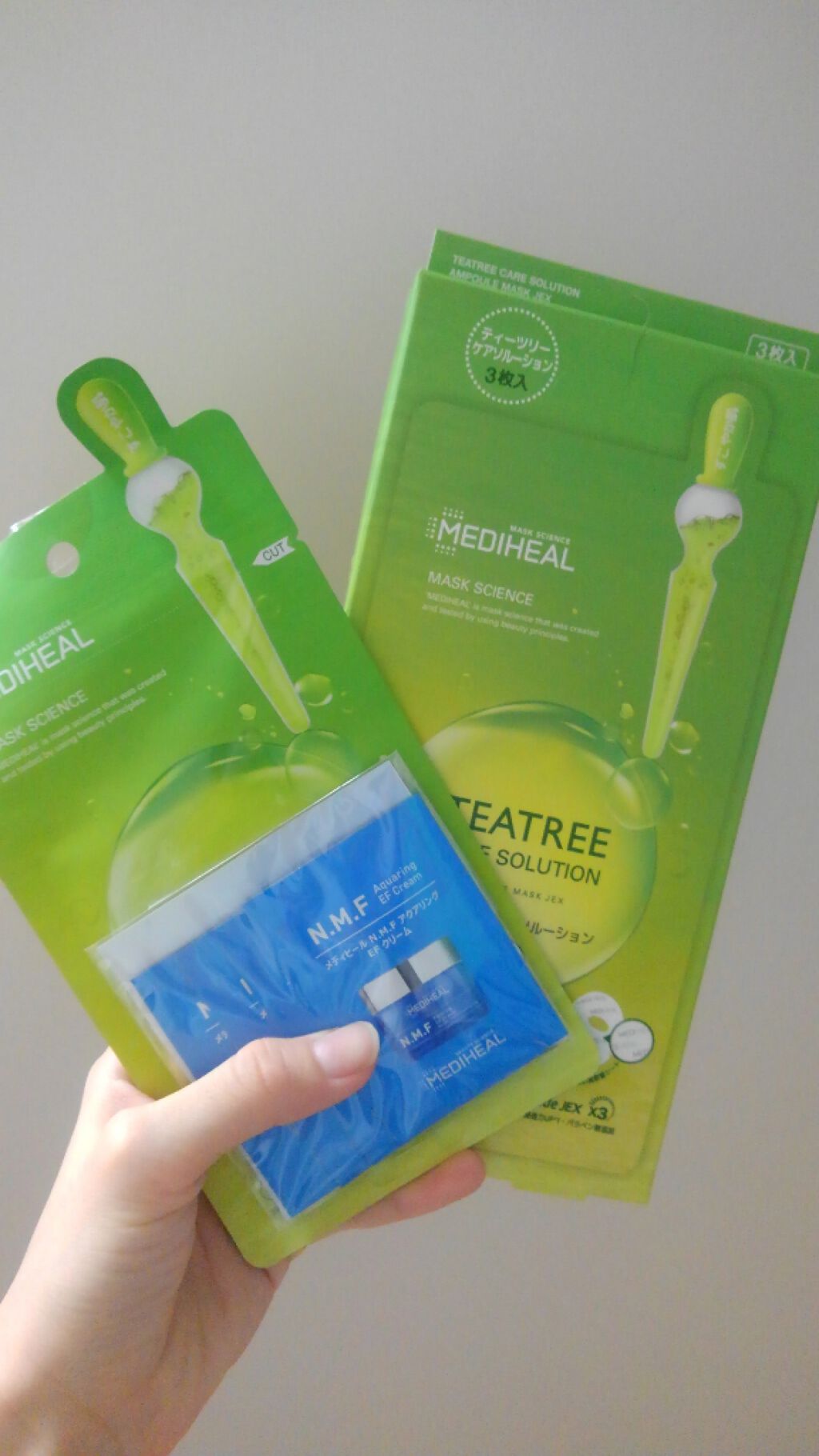 ティーツリーケアソリューション アンプルマスクJEX/MEDIHEAL/シートマスク・パックを使ったクチコミ(1枚目)