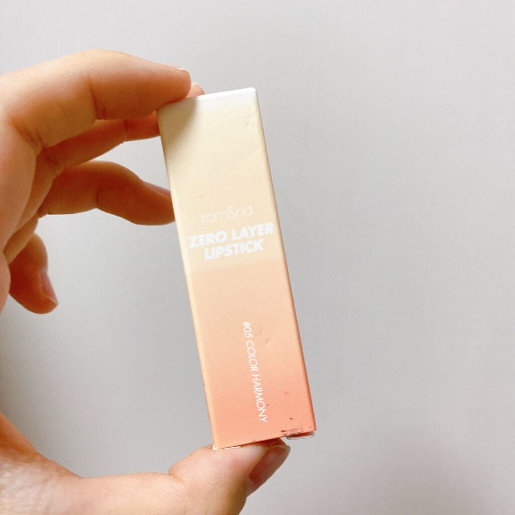 ゼロレイヤーリップスティック ミュージックシリーズ/rom&nd/口紅を使ったクチコミ(3枚目)