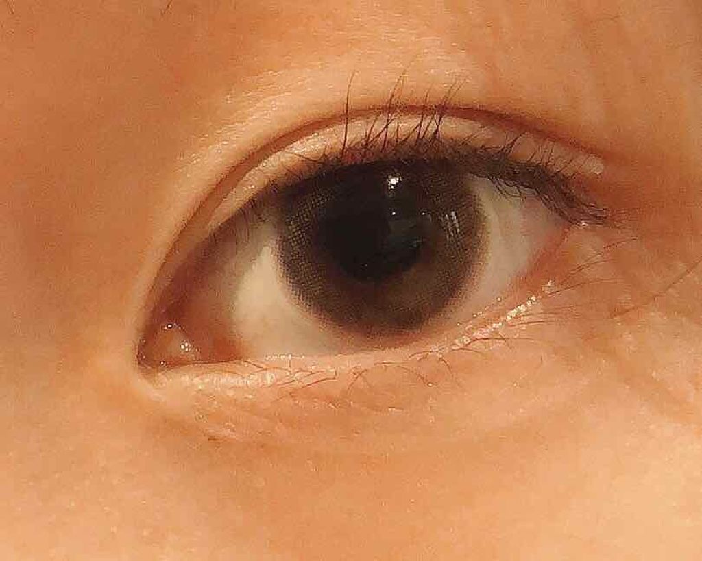 ハニードロップス ジャスミンブラウン/HONEY DROPS/カラーコンタクトレンズを使ったクチコミ（2枚目）