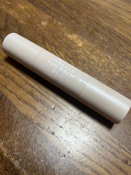 ミラクル サンバーム デュオ/Her lip to BEAUTY/日焼け止めスティックを使ったクチコミ(1枚目)