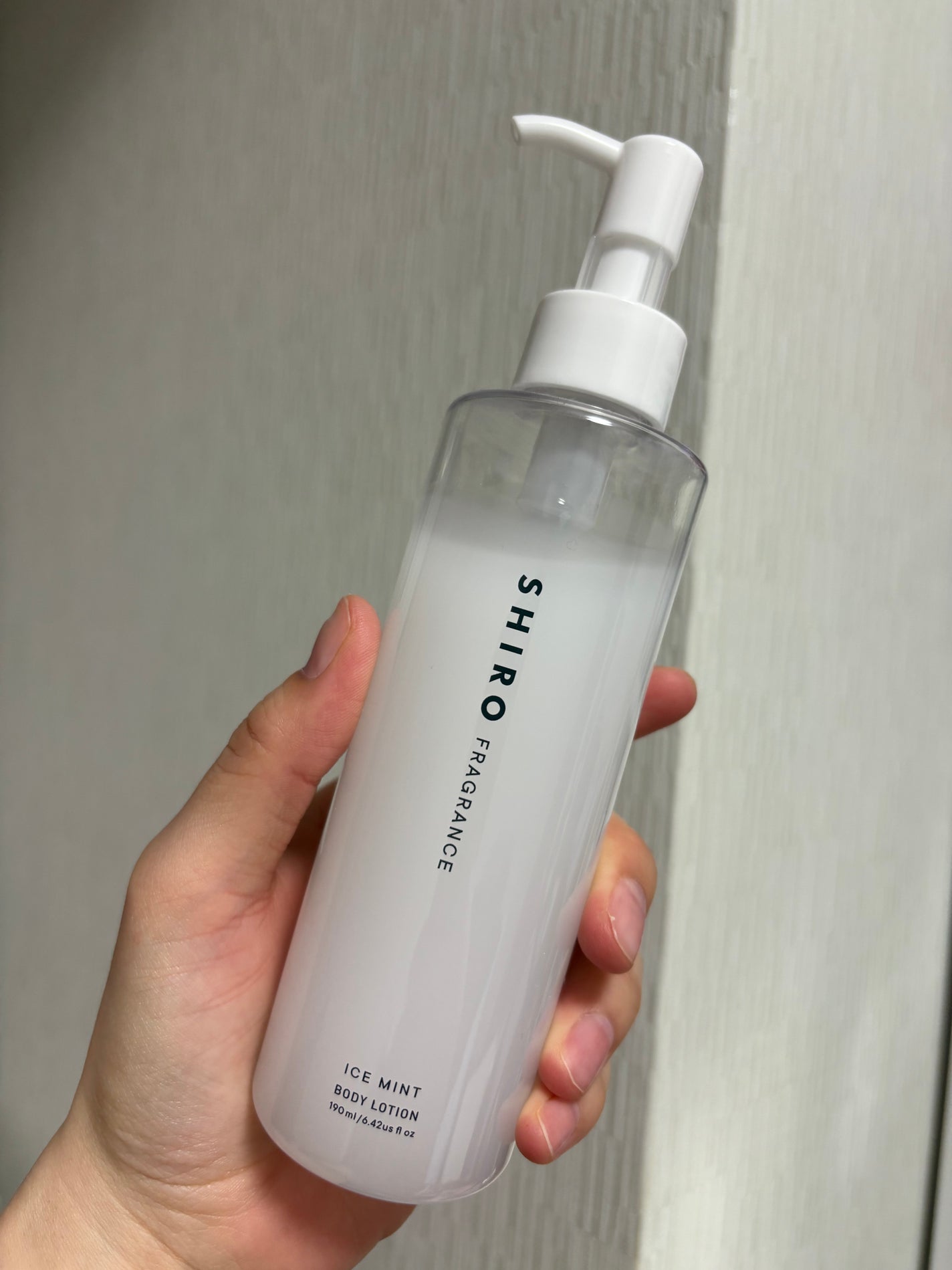 アイスミント ボディローション/SHIRO/ボディローションを使ったクチコミ(1枚目)