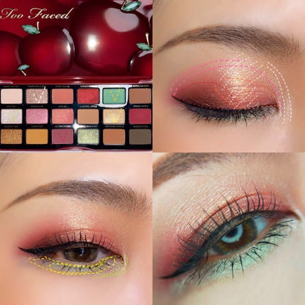 Appley In Love/Too Faced/アイシャドウパレットを使ったクチコミ(4枚目)