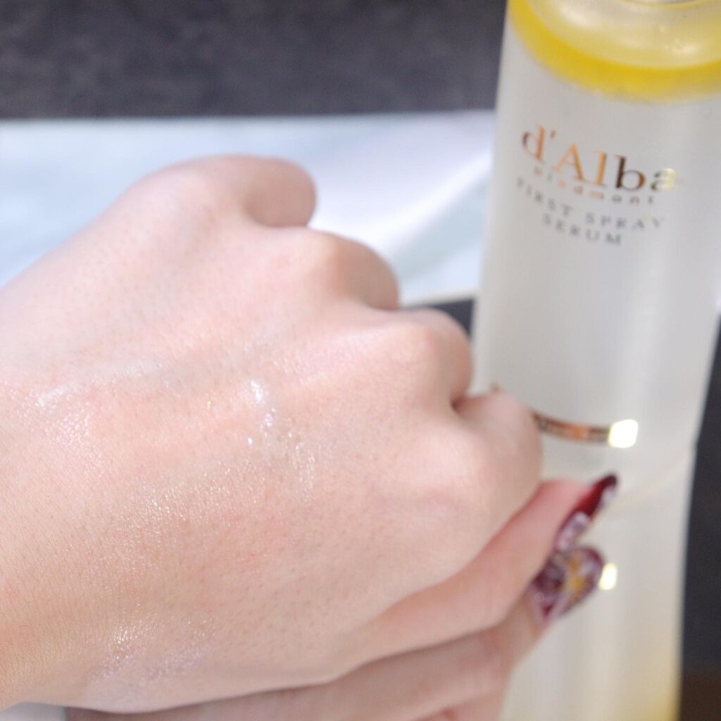 ダルバ ホワイトトリュフファーストスプレーセラム/ダルバ/ミスト状化粧水を使ったクチコミ(3枚目)