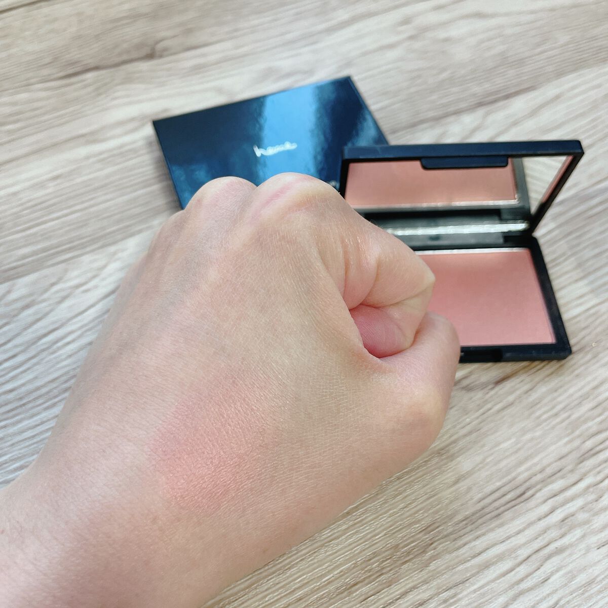 ピュア チーク カラー/heme/パウダーチークを使ったクチコミ(2枚目)