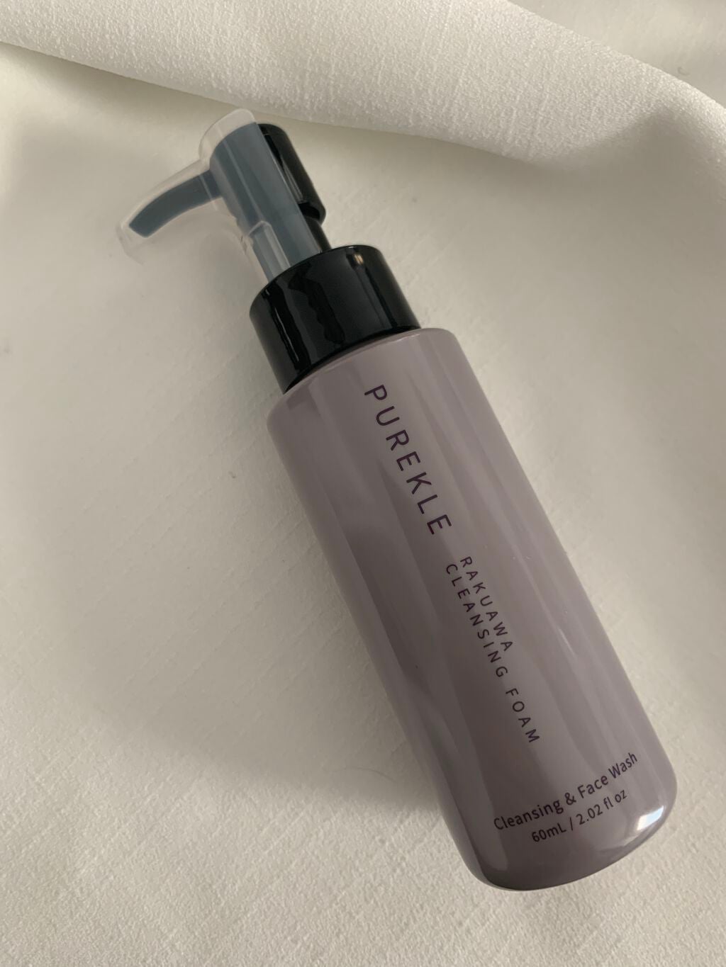 S on LIPS 「ピュアクル ラクアワクレンジングフォームW洗顔不要でメイクも黒..」(1枚目)