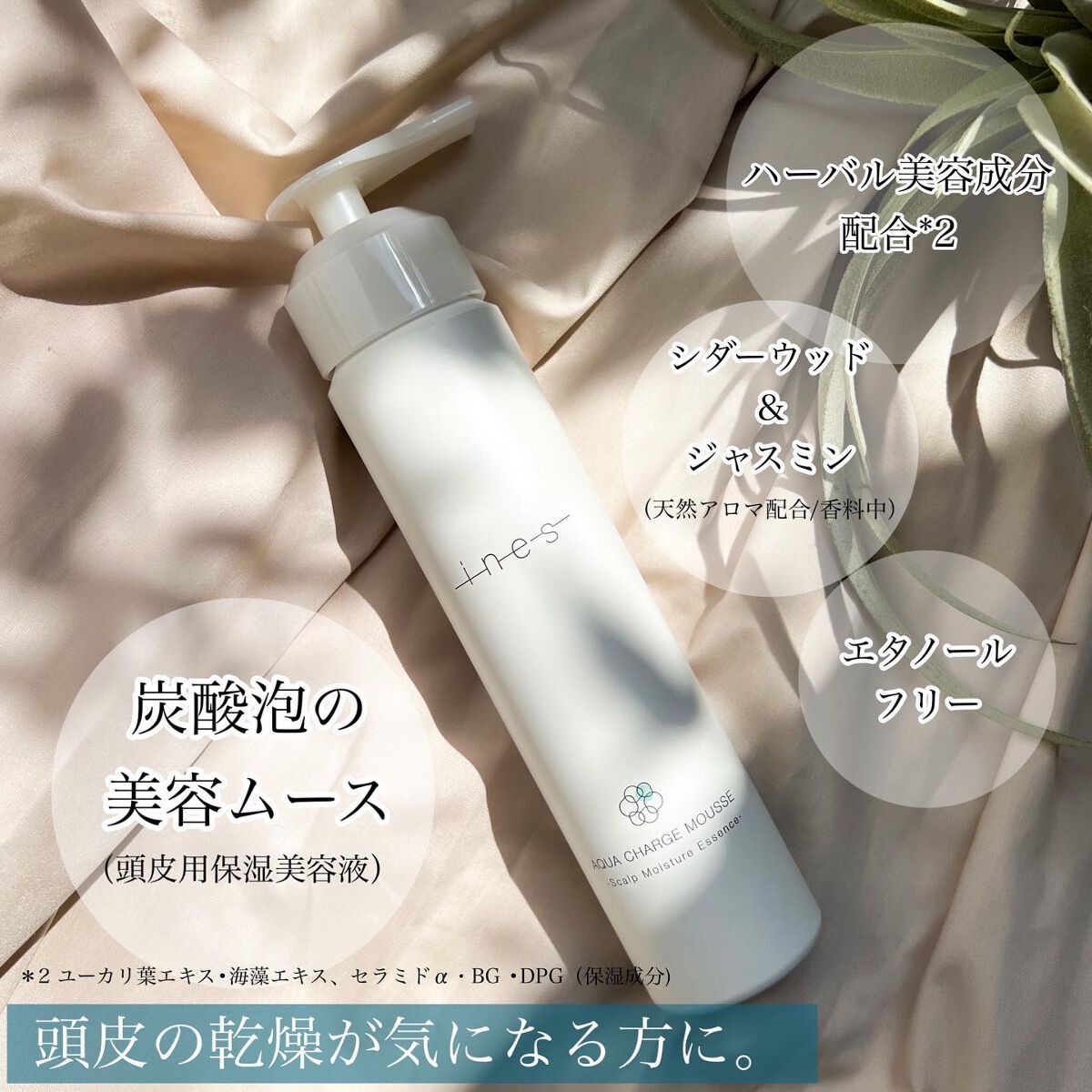 アクア チャージ ムース/ines/頭皮ローションを使ったクチコミ(2枚目)