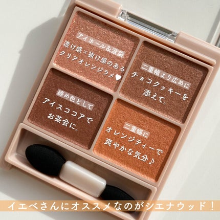 シルキースフレアイズ(マットタイプ)/キャンメイク/アイシャドウパレットを使ったクチコミ(3枚目)