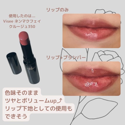 エッセンス リッププランパー/Visée/リッププランパーを使ったクチコミ(4枚目)