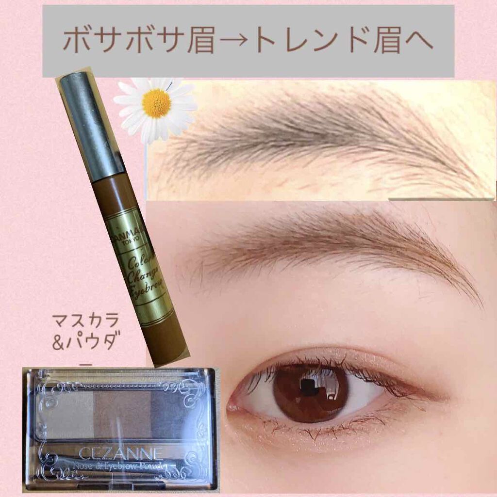 カラーチェンジアイブロウ/キャンメイク/眉マスカラを使ったクチコミ(1枚目)