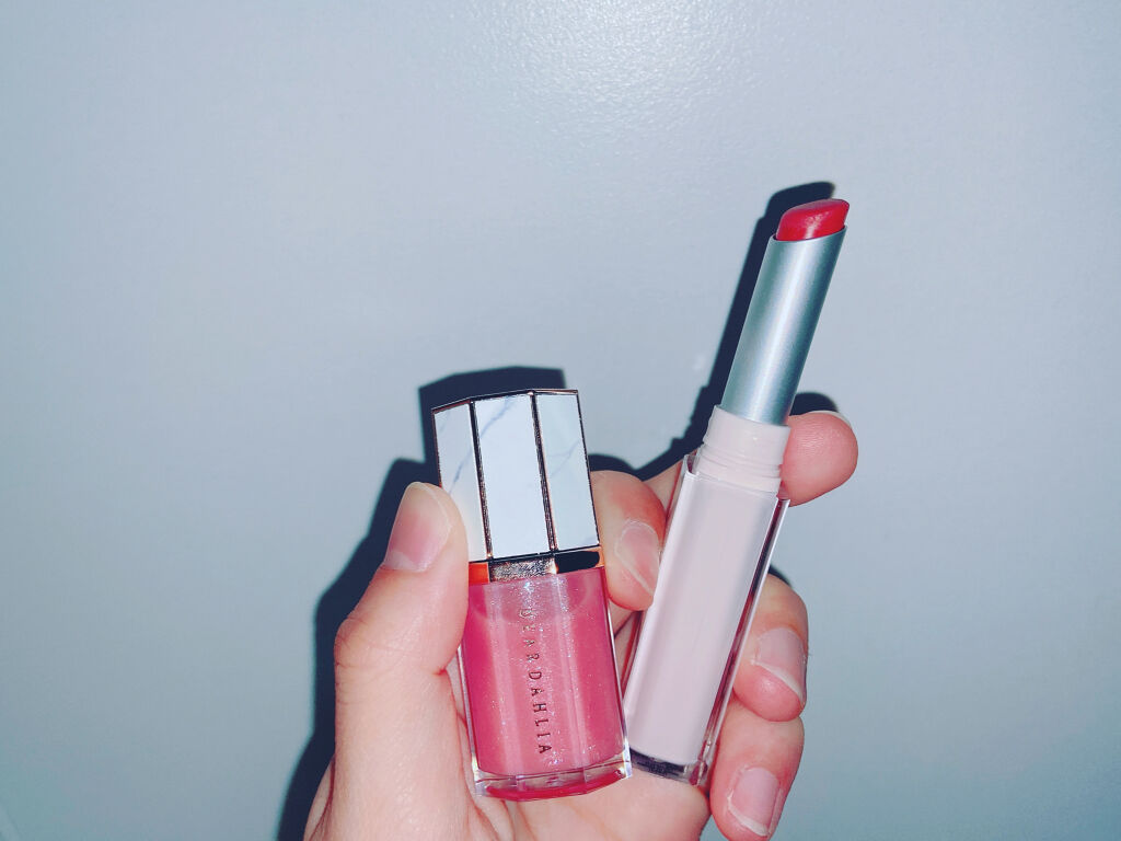 パラダイスオーロラシャインリップトリートメント スターダスト/DEAR DAHLIA/リップグロスを使ったクチコミ（1枚目）