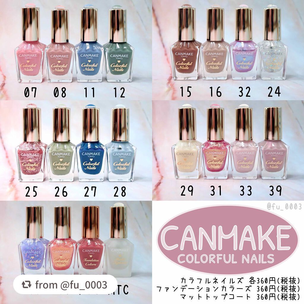 カラフルネイルズ/キャンメイク/マニキュアを使ったクチコミ(2枚目)