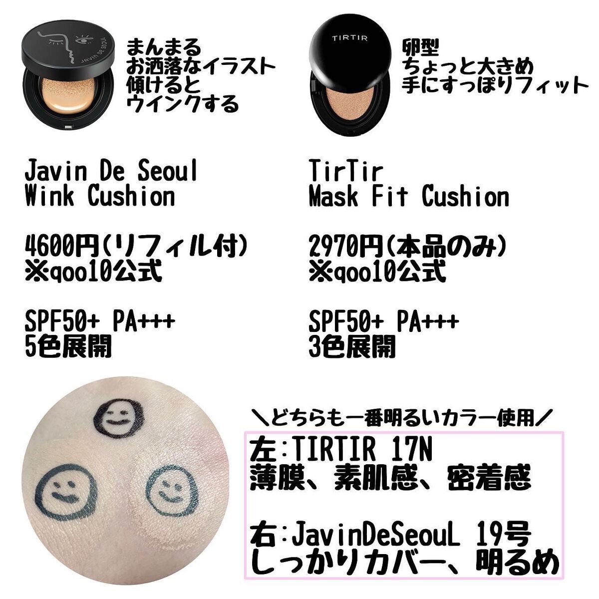 ジャビンドゥソウル ウインクファンデーションパクト/Javin De Seoul/クッションファンデーションを使ったクチコミ(2枚目)