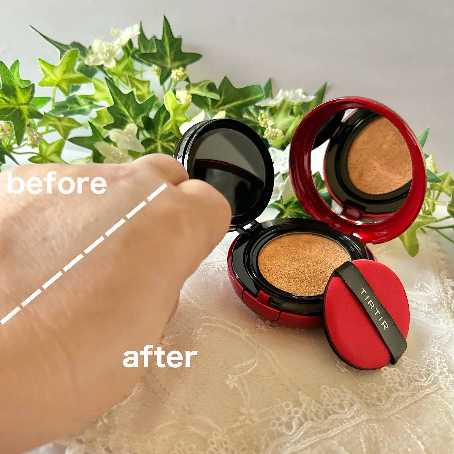 マスク フィット レッド クッション/TIRTIR(ティルティル)/クッションファンデーションを使ったクチコミ（1枚目）