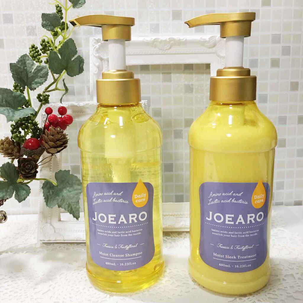 モイストクレンズシャンプー／モイストスリークトリートメント/JOEARO/市販シャンプーを使ったクチコミ（1枚目）