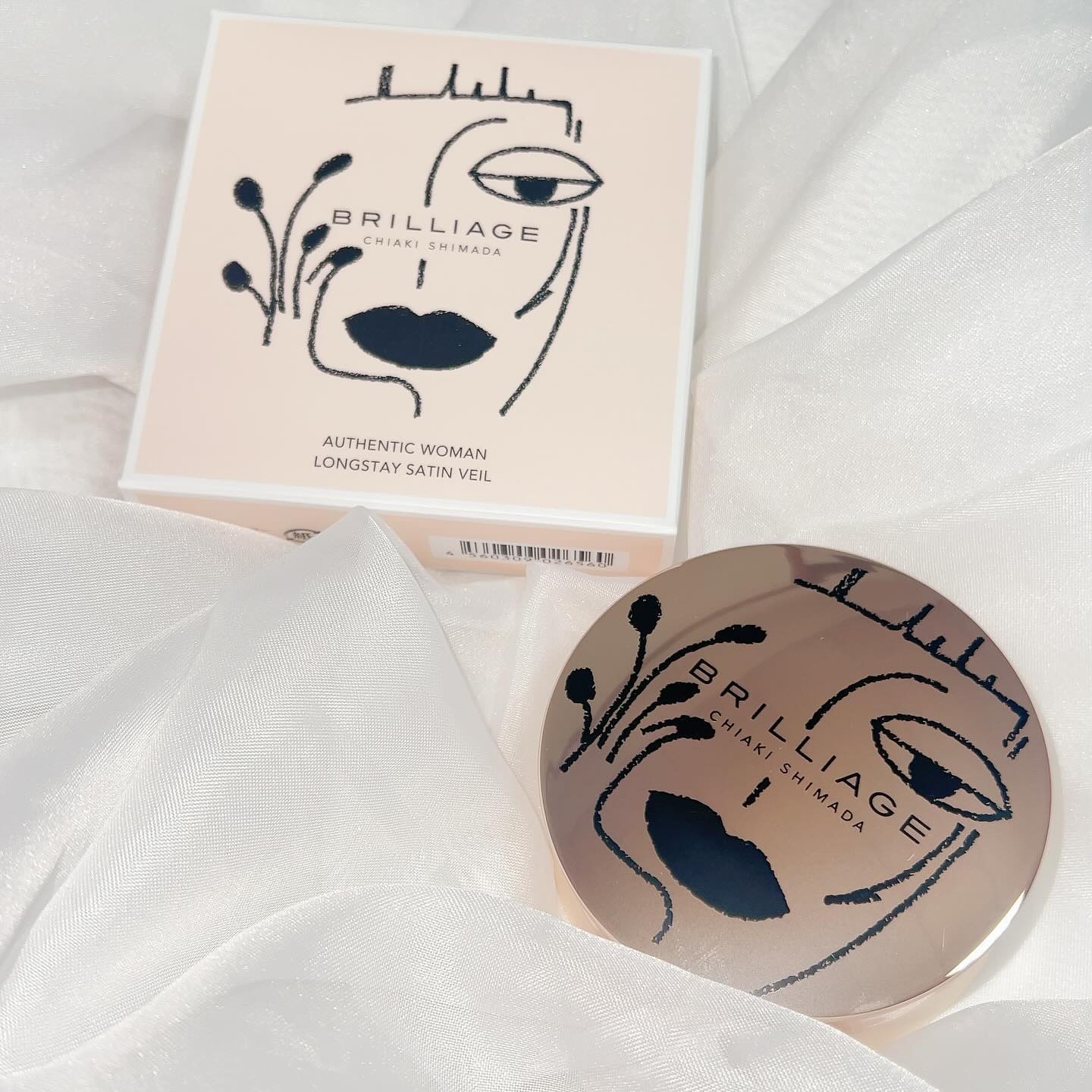 パウダリーファンデーション オーセンティックウーマン ダズリング スキン 40/ブリリアージュ/パウダーファンデーションを使ったクチコミ（1枚目）