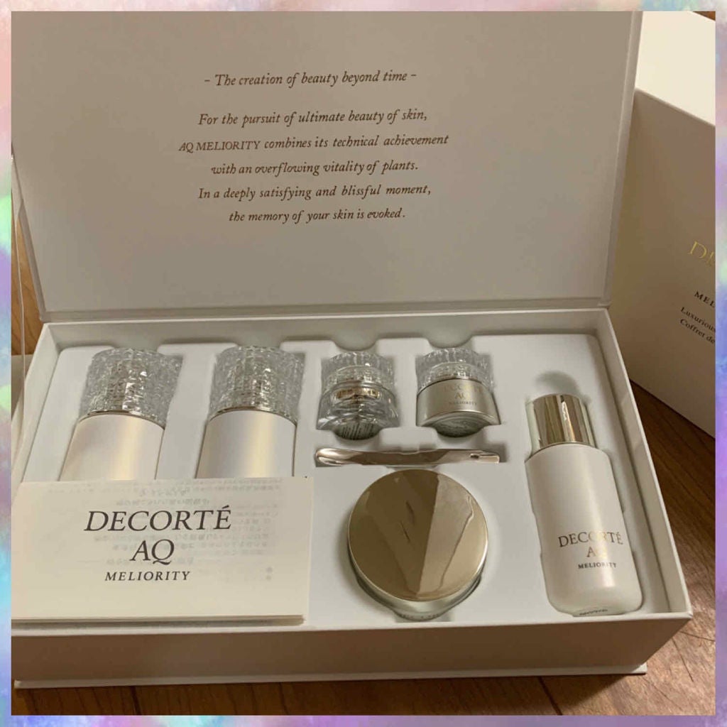 AQ ミリオリティ ラグジュリアス コフレ n/DECORTÉ/スキンケアキットを使ったクチコミ(1枚目)