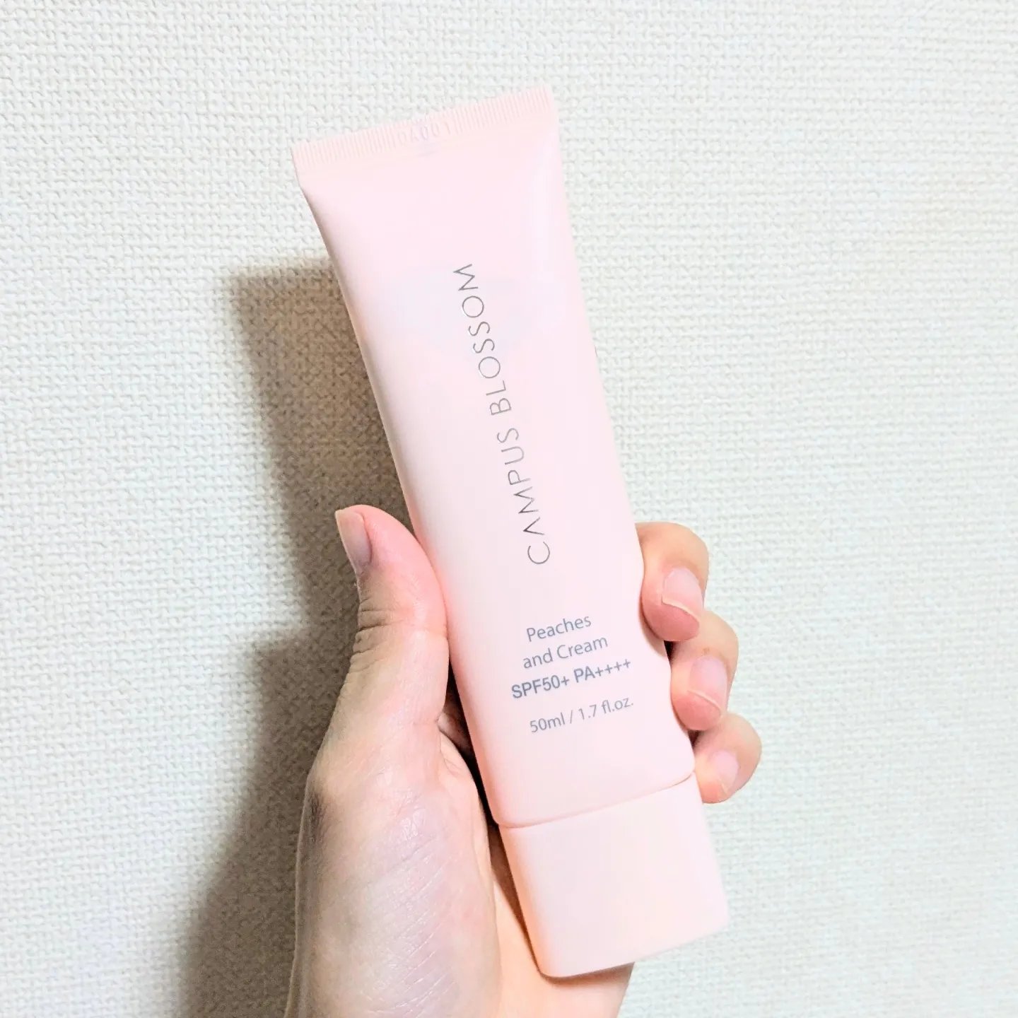 ピーチ&クリームトーンアップ サンスクリーン/CAMPUS BLOSSOM/化粧下地を使ったクチコミ（2枚目）